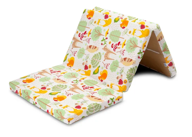 Sensillo sklopivi madrac 120x60cm šumske životinje - cover