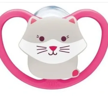 NUK 739511 silikonska duda varalica 18-36mj roza - cover