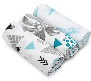 Sensillo set muslin pelena 3 komada plavi - cover