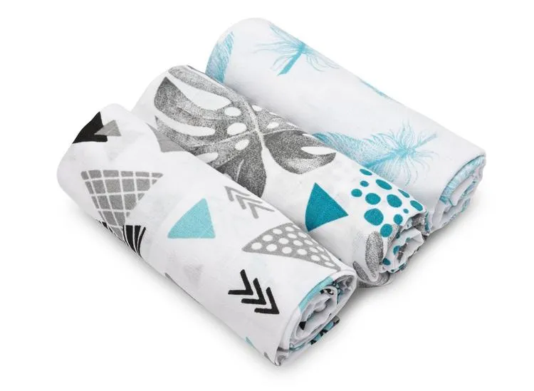 Sensillo set muslin pelena 3 komada plavi - cover
