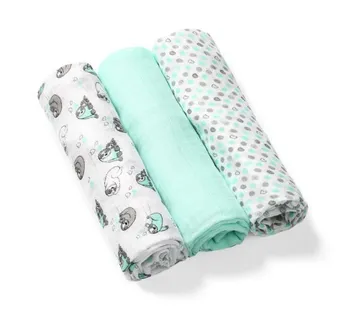 Set BabyOno pelene od bambusa tirkizne 397/04 - cover