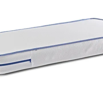 Dvostrani madrac 120x60x10cm bijelo-plavi - cover