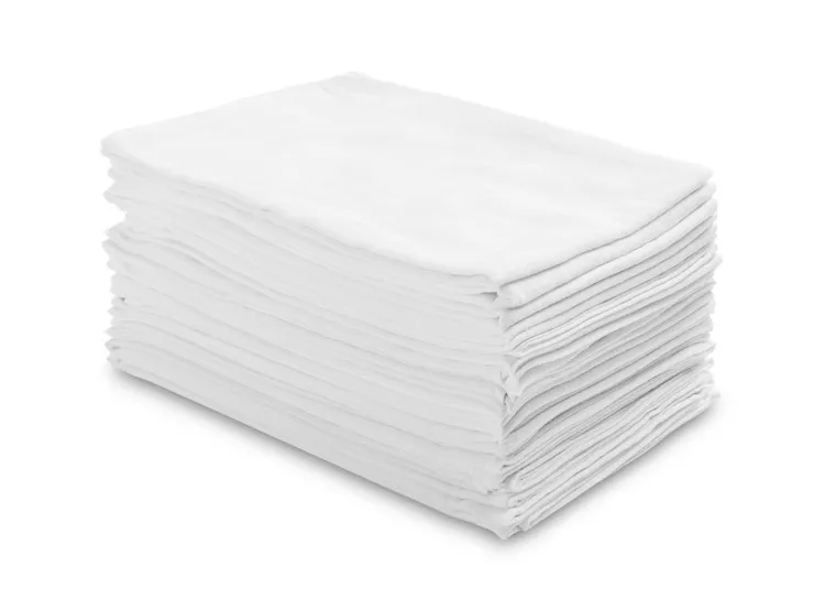 Sensillo platnene pelene 60x80cm bijele - cover