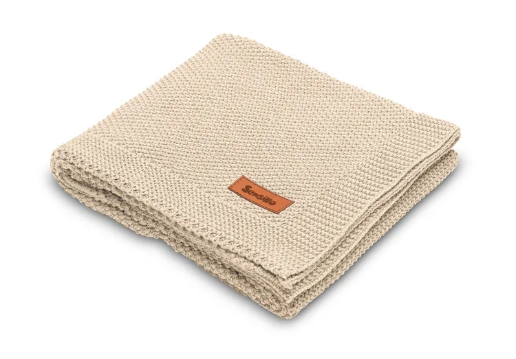 Sensillo pamučna deka 100x80cm bež - cover