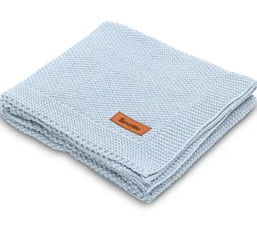 Sensillo pamučna dekica 100x80cm svjetlo plava - cover