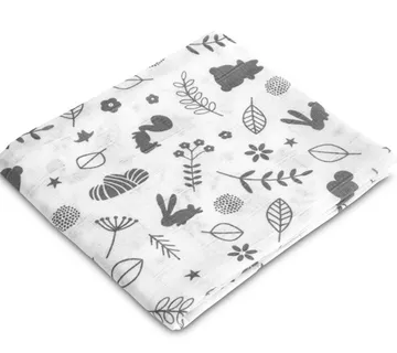 Sensillo muslin pelena 70x80cm lišće - cover