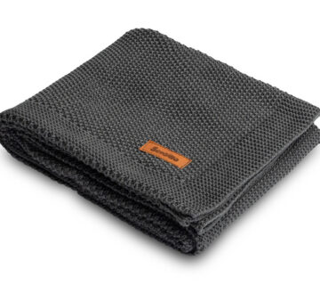 Dekica bambus 100x80cm tamno siva - cover