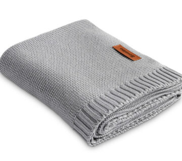 Dekica bambus-pamuk 100x80cm siva - cover