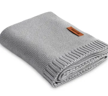 Dekica bambus-pamuk 100x80cm siva - cover