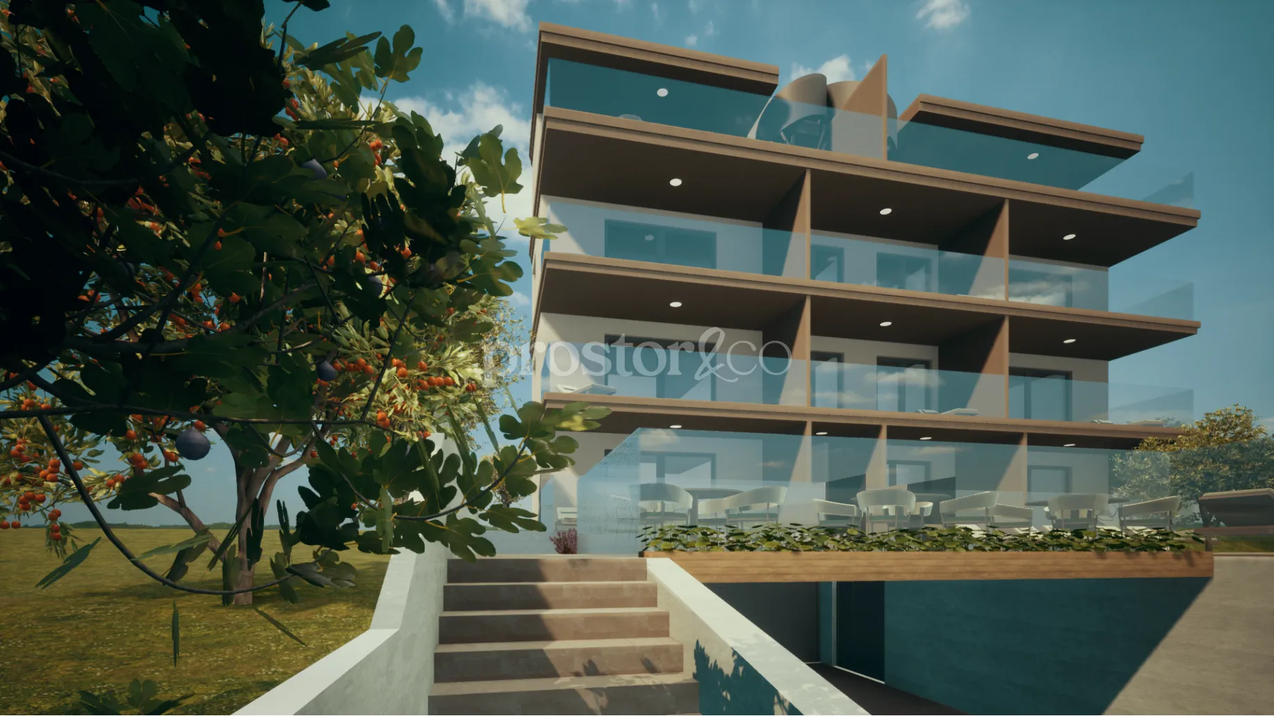 Primošten novogradnja, dvosoban stan 74 m² s bazenom - cover