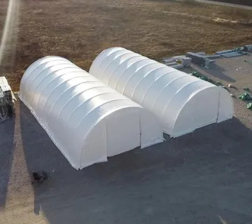 Montažna hala / montažni šator 9.15x20m 4,5m (V) 183m2 DOSTUPNO ODMAH - cover