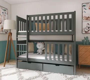 Krevet na kat od punog drva – Dawid 190×90 - cover