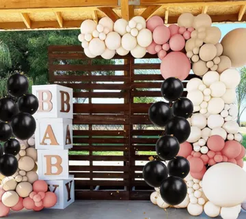 Luk od balona - Rosa (140 balona u setu) - cover