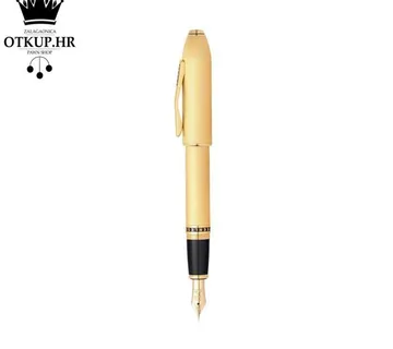 NALIVPERO CROSS PEERLESS 125 HEAVY GOLD PLATED 23KT / R1, RATE! - cover