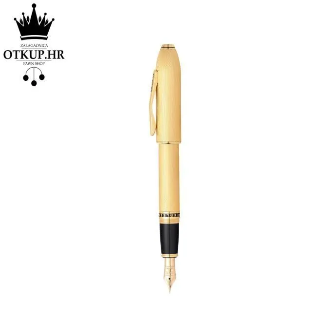 NALIVPERO CROSS PEERLESS 125 HEAVY GOLD PLATED 23KT / R1, RATE! - cover