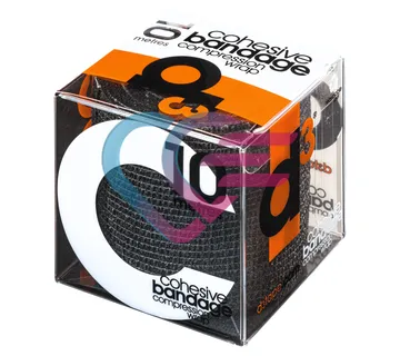 ZAVOJ KOHEZIVNI 7,5cm x 10m, CRNI, PET BOX - cover