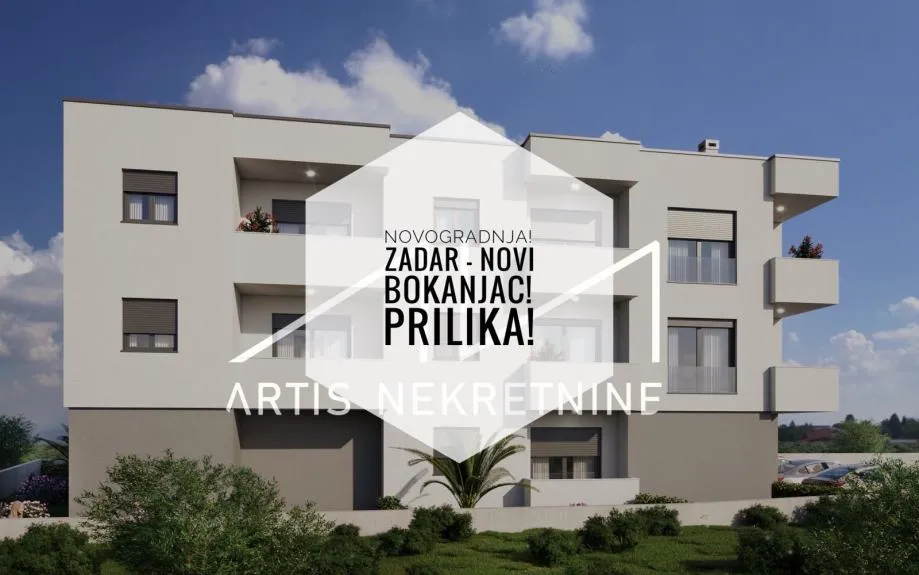 ZADAR - NOVI BOKANJAC - DVOSOBAN STAN Z2S5 2. kat - 69 m2, - cover