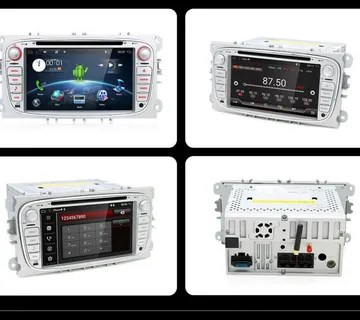 2din radio ANDROID FORD FOCUS Original GPS SREBRNI - cover