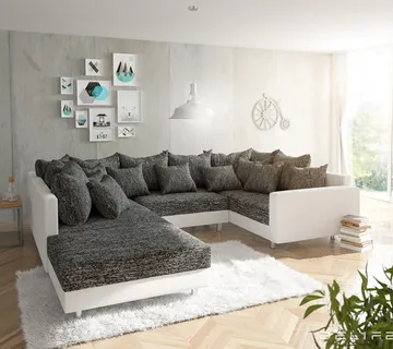 Kutna garnitura Clovis 300x200cm, Materijal: Strukturirana tkanina - cover