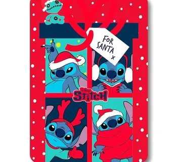 Disney Stitch Božićna deka 100x140cm - cover