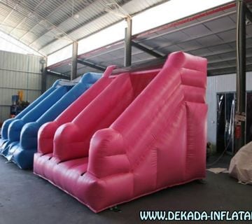 Mini Rozi tobogan na napuhavanje - 3m x 3m x 2.8m - cover