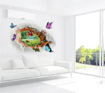 3D Wall sticker Ples leptira dimenzije 70x50 cm - cover