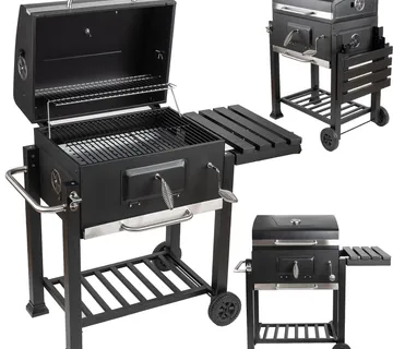 Roštilj na drveni ugljen s kotačima – praktičan za svako okupljanje - cover