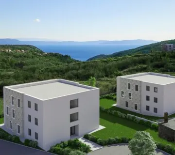Labin, penthouse apartman u urbanoj vili s pogledom na more A7 - cover