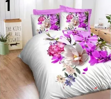 Posteljina 7-dijelna sa 2 navlake za poplun 140x200 cm ( 8 modela ) - cover