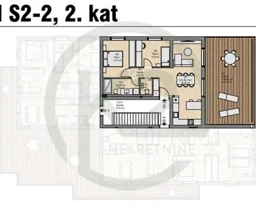 Podsused, 3-sobni S2-2, 72,89 m2, terasa GPM, NOVOGRADNJA! - cover