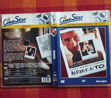 Memento DVD - cover