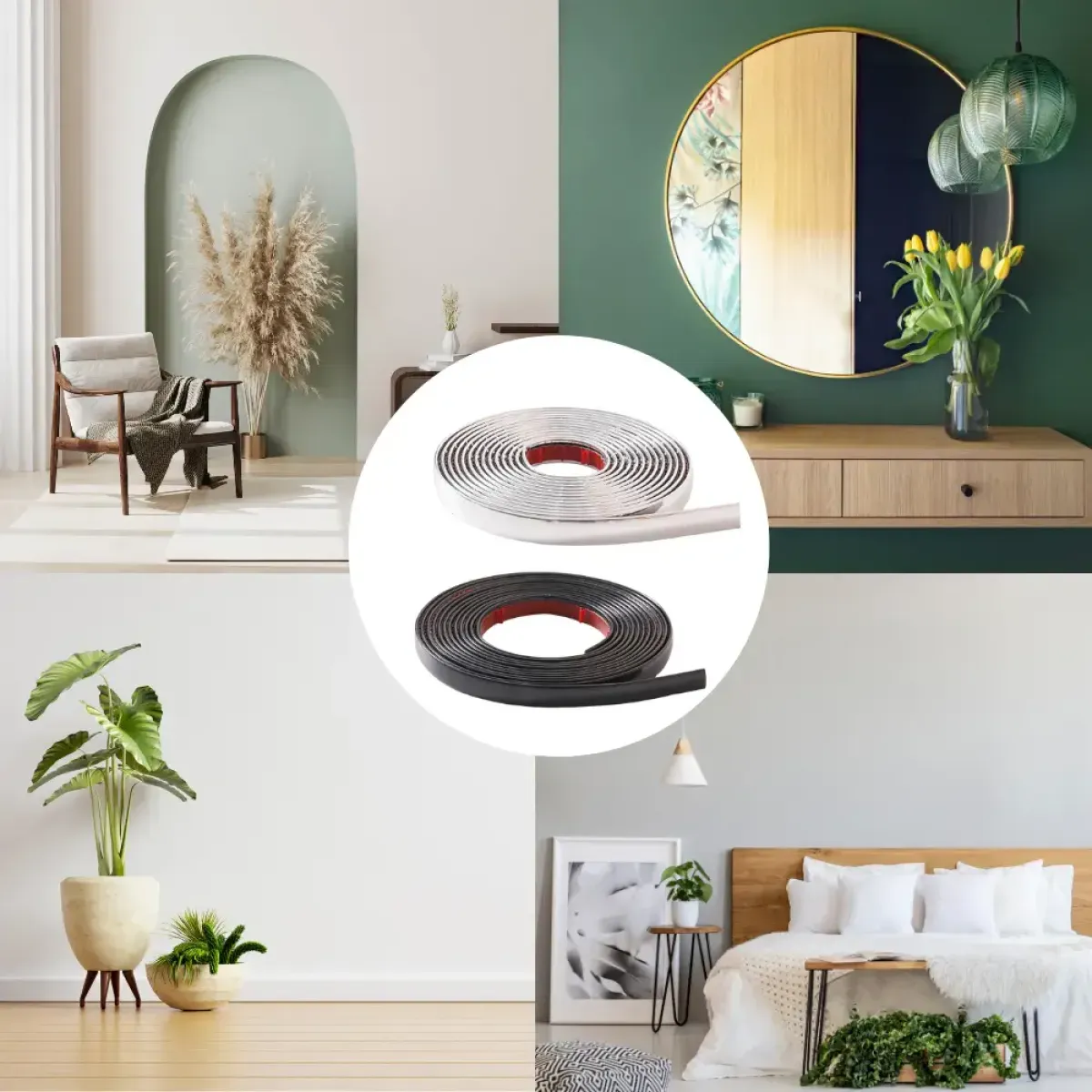 Dekorativna sjajna samoljepljiva traka za uređenje - cover