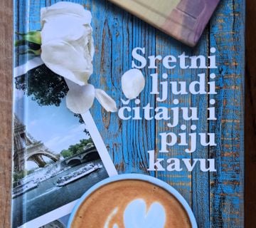 SRETNI LJUDI ČITAJU I PIJU KAVU Agnes martin Lugand - cover