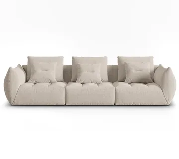 Bloom sofa, 4 sjedala, 332x106 cm, Materijal: Strukturirana tkanina - cover