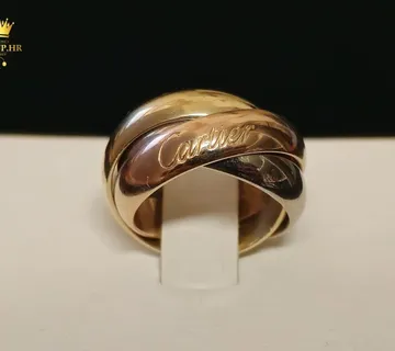 ZLATNI PRSTEN CARTIER TRINITY 18K 14,42G / R1, RATE! - cover