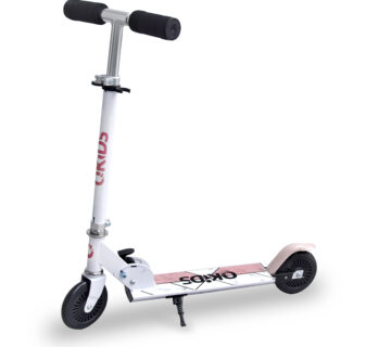 QKIDS FLO romobil, aluminium pink - cover