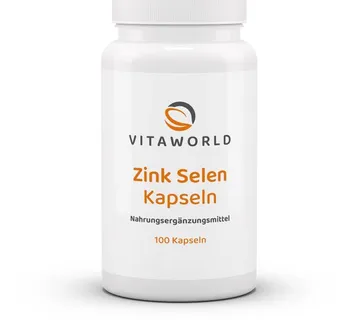 Cink selen kapsule, Vita World, 100 kom. - cover