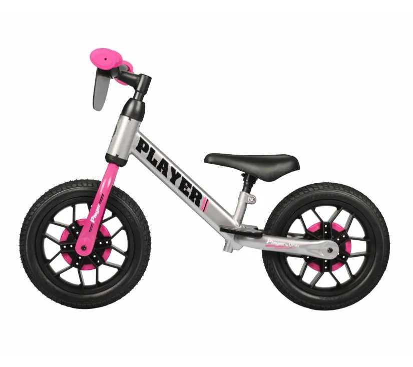 Qplay dječji bicikl bez pedala Player roza - cover