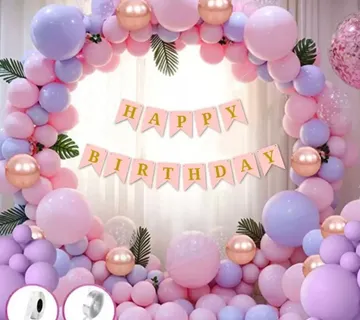 Luk od balona - Purple Fantasy (80 balona u setu) - cover