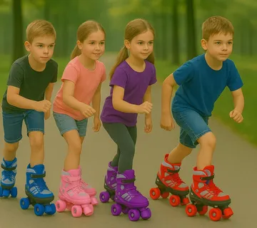 Disko role na 4 kotača Quad Skates - cover