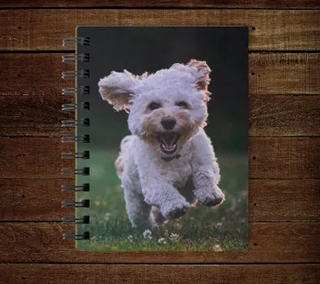 Spiralni rokovnik sa fotografijom kućnog ljubimca - cover