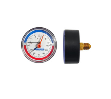 CROVERG TG Termomanometar aksijalni 0-6 bar, 0-120C, 1/2, fi 80 - cover