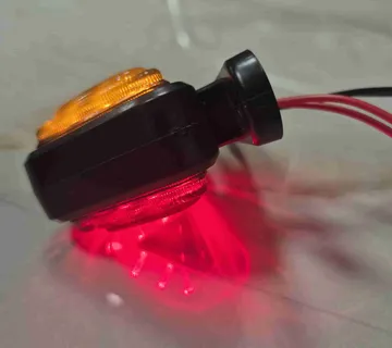 18LED LED mini LED mjerača trube tip 12 – 24V žuto-crvene - cover