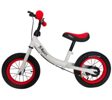 Bicikl bez pedala R3 bijelo - crveni - cover