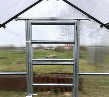 TOP staklenik - CLASSIC DROP HOUSE širina 2,5m + 4/6 mm polikarbonat - cover
