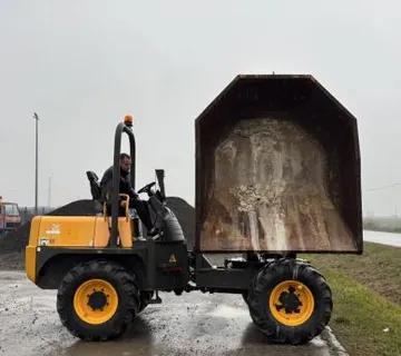 NAJAM mini dampera AUSA D600 APG, zapremina 4m3, širina 2.2m - cover