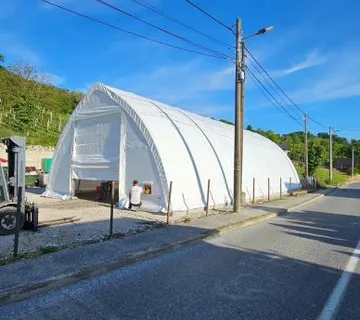 Montažna hala / montažni šator PEACH / 9.15x20m 5,5m(V) *091 294 9999* - cover