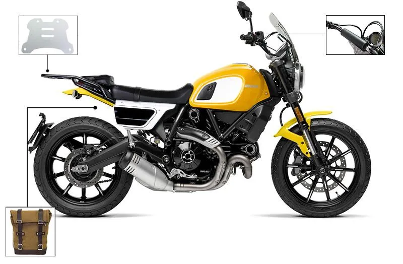 UNIT GARAGE KIT DUCATI SCRAMBLER 400/800 - cover