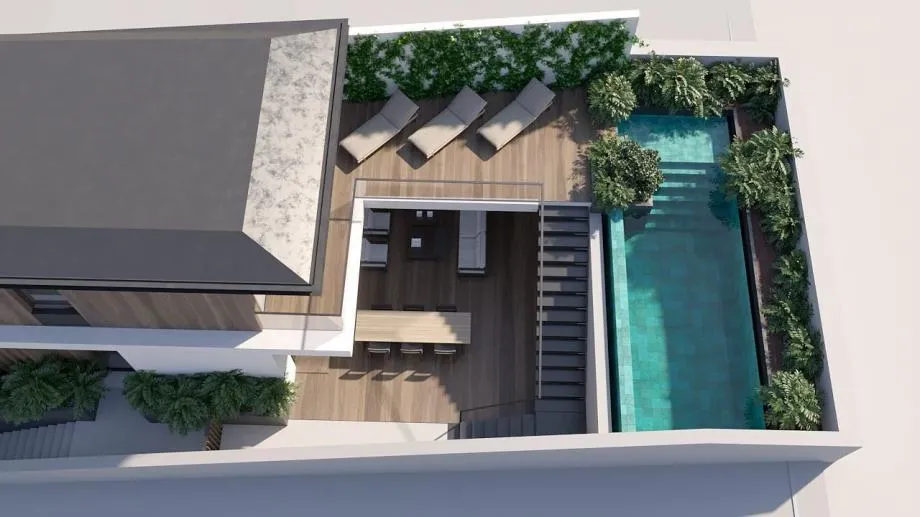 LUKSUZAN DVOETAŽNI ČETVEROSOBNI PENTHOUSE, BAZEN, 3 GPM, NOVOGRADNJA - cover