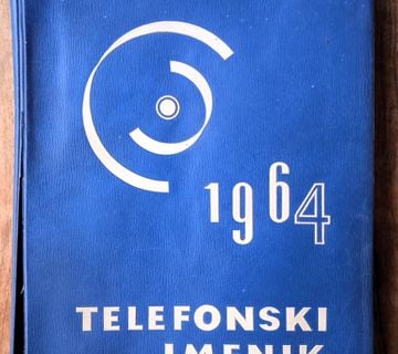 TELEFONSKI IMENIK TRANZITNE CENTRALE ZAGREB 1964 - cover
